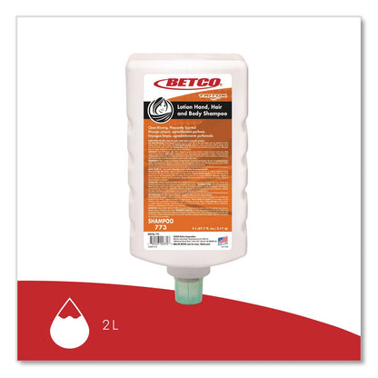 Betco® Lotion Hand, Hair and Body Shampoo, Mandarin Grapefruit Scent, 2 L Bottle, 6/Carton (BET7736200)