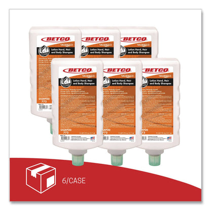 Betco® Lotion Hand, Hair and Body Shampoo, Mandarin Grapefruit Scent, 2 L Bottle, 6/Carton (BET7736200)