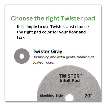 Diversey™ Twister Intellipad, 20", 2/Carton (DVODDT800353)