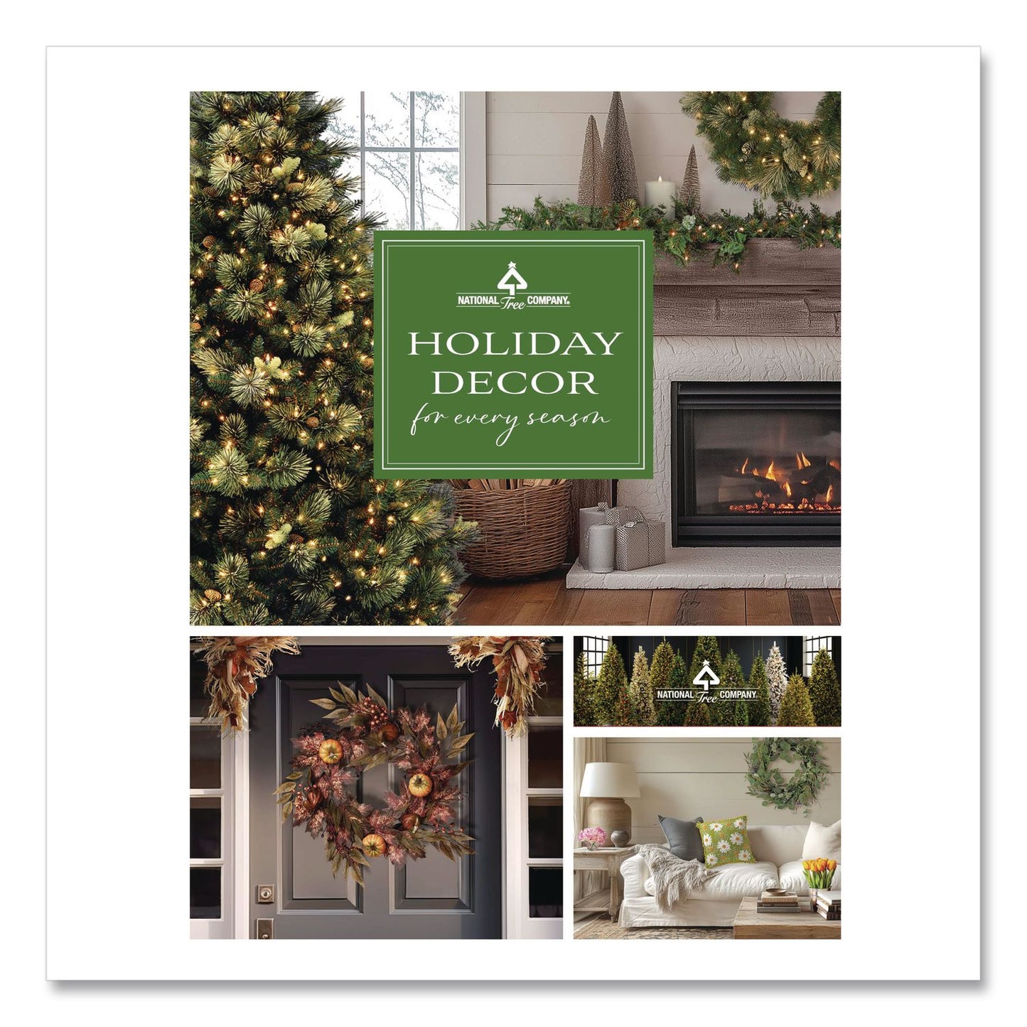 National Tree Company® Norway Fir Tree, 62" x 62" x 90", Green Tree, Green Tree Stand (NTTPENF150075)