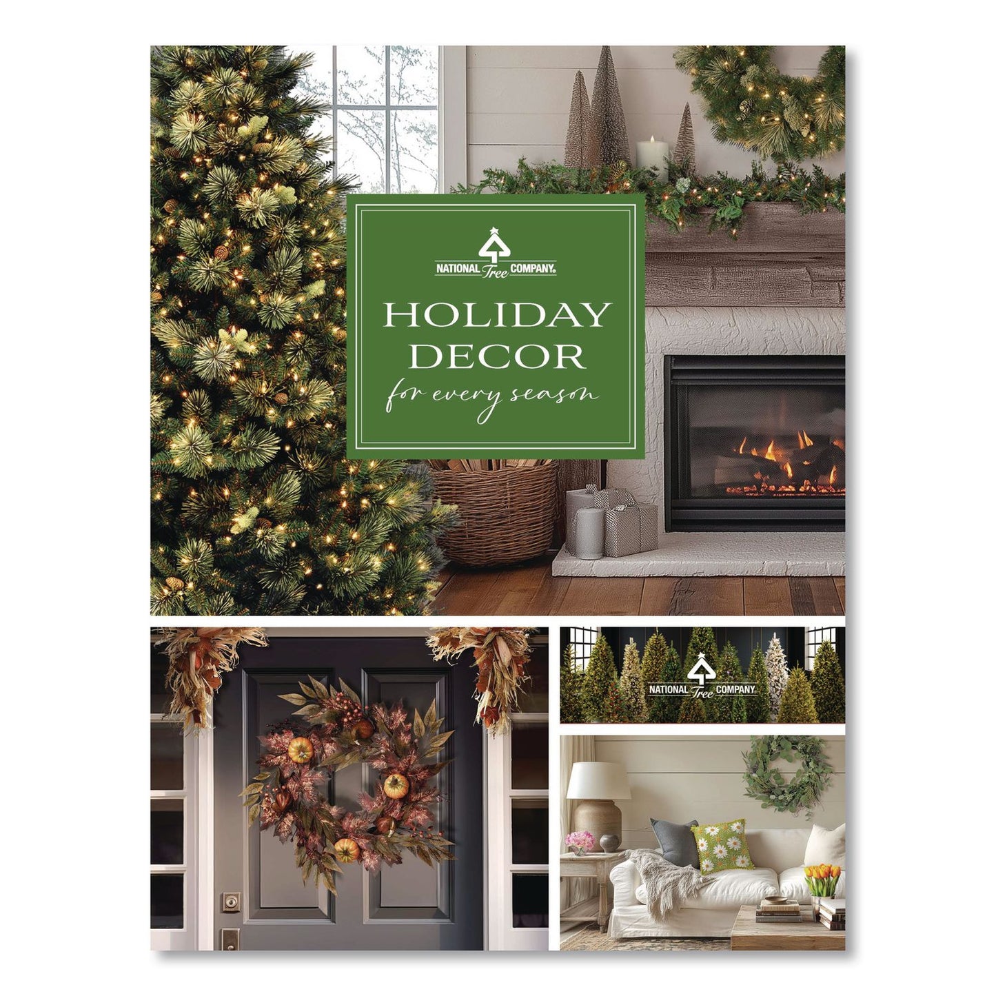 National Tree Company® Linden Spruce Tree, 37" x 37" x 72", Green Tree, Green Tree Stand (NTTLIN850060)