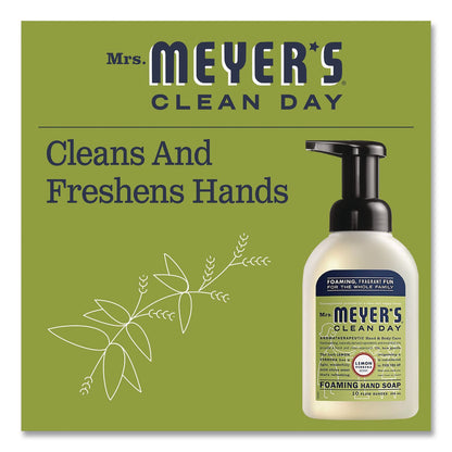 Mrs. Meyer's® Clean Day Foaming Hand Soap, Lemon Scent, 10 oz, 4/Carton (SJN383417)