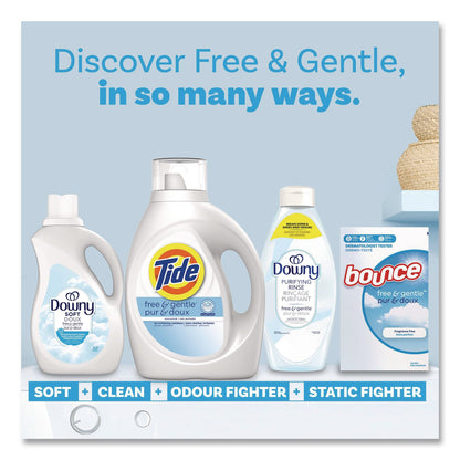 Tide® Free and Gentle Liquid Laundry Detergent, HE Compatible, 100 Loads, 132 oz Bottle, 4/Carton (PGC12140)