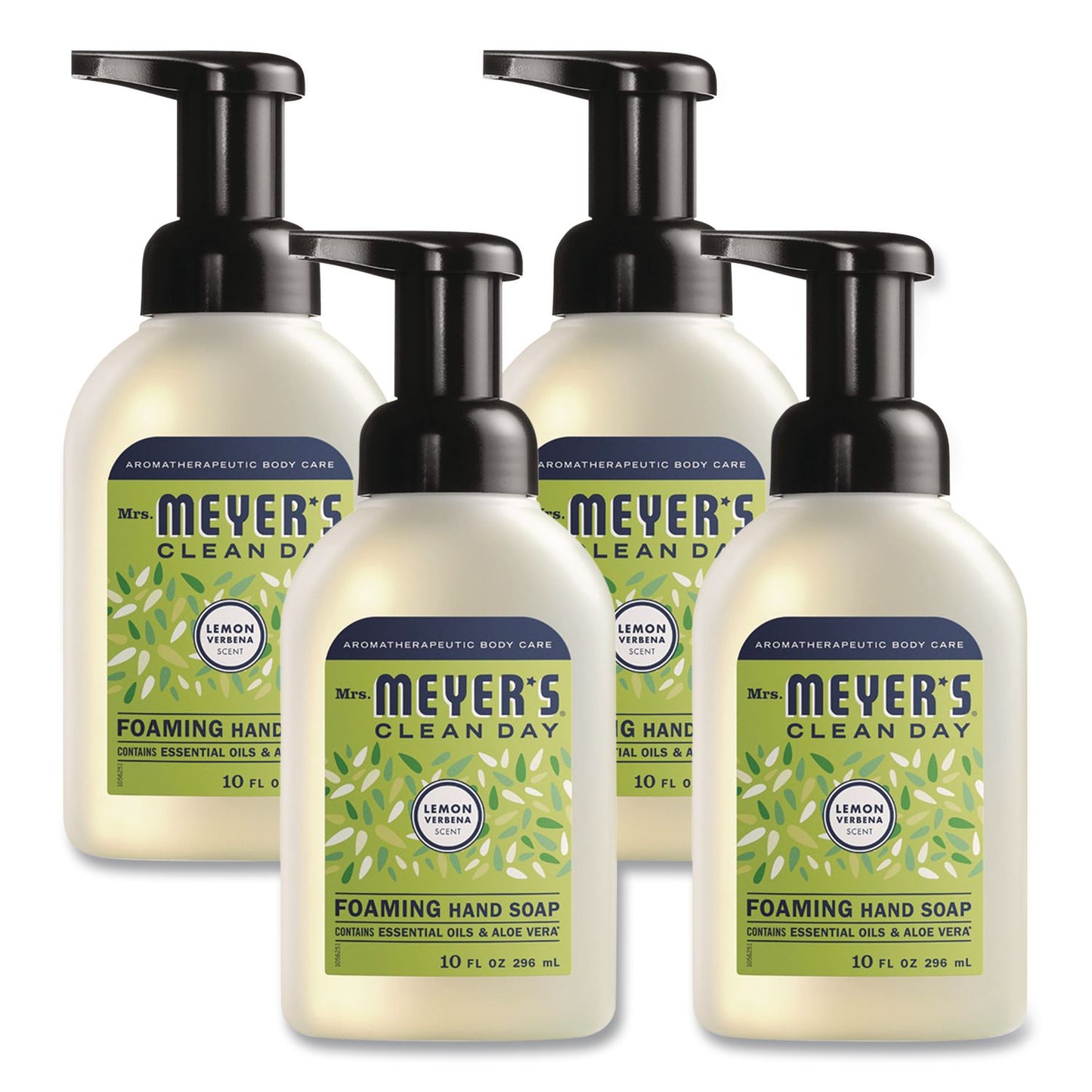 Mrs. Meyer's® Clean Day Foaming Hand Soap, Lemon Scent, 10 oz, 4/Carton (SJN383417)