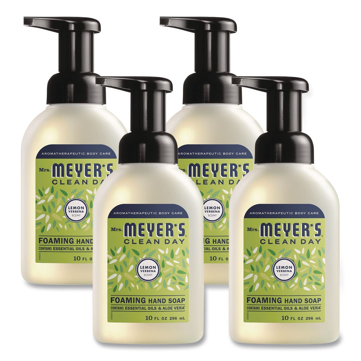Mrs. Meyer's® Clean Day Foaming Hand Soap, Lemon Scent, 10 oz, 4/Carton (SJN383417)