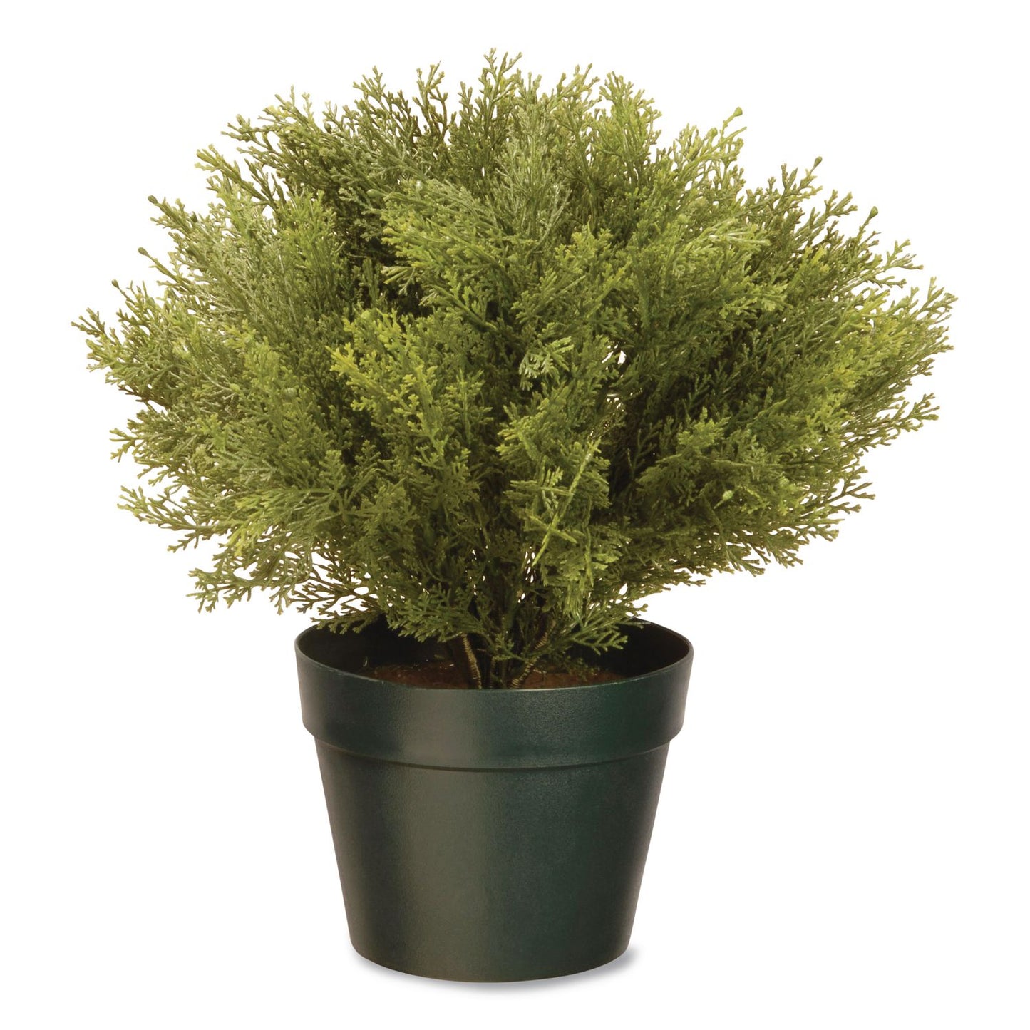 National Tree Company® Artificial Globe Juniper, 15" x 15" x 15", Green Plant, Green Pot (NTTLCB4151)