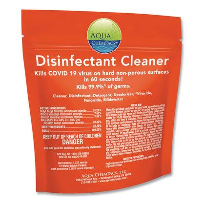 Diversey™ Disinfectant Cleaner, Marine Scent, 2.9 g Packets, 12 Packets/Bag with 1 qt Spray Bottle (DVO9321111)