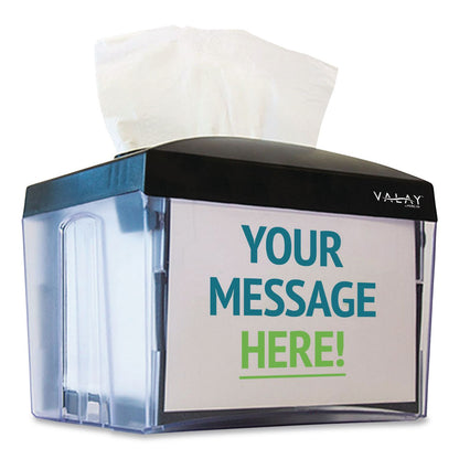 Morcon Tissue Valay Table Top Napkin Dispenser, 6 x 6.5 x 8, Black (MORNT222)
