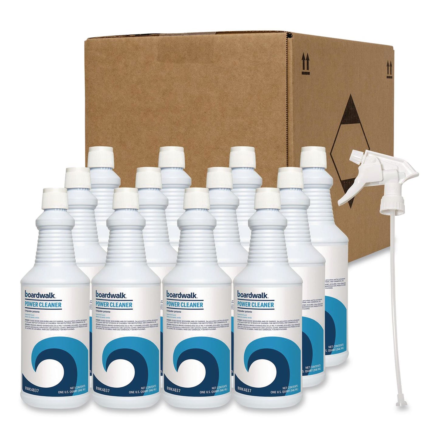 Boardwalk® Power Cleaner, 32 oz Bottle, 12/Carton (BWK4837)