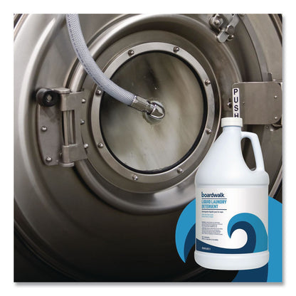 Boardwalk® Liquid Laundry Detergent, Fresh and Clean Scent, 1 gal Bottle, 4/Carton (BWK4851)