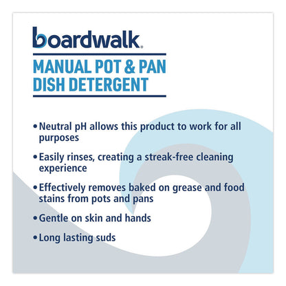 Boardwalk® Manual Pot and Pan Dish Detergent, Fresh Breeze Scent, 5 gal Pail (BWK4858)