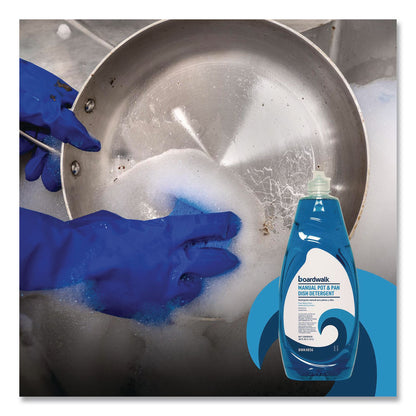 Boardwalk® Manual Pot and Pan Dish Detergent, Fresh Breeze Scent, 38 oz Bottle, 8/Carton (BWK4856)