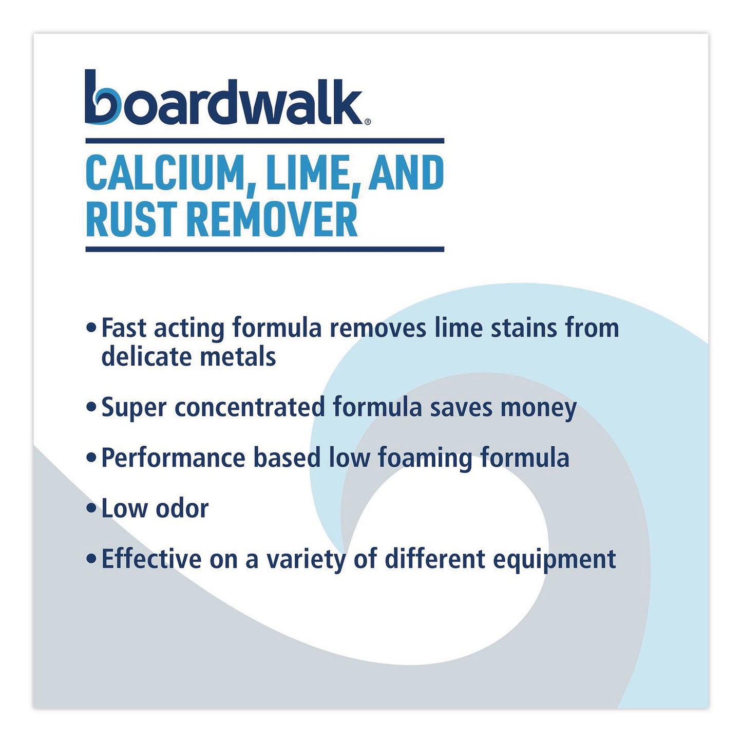 Boardwalk® Calcium, Lime and Rust Remover, 1 gal Bottle, 4/Carton (BWK4848)