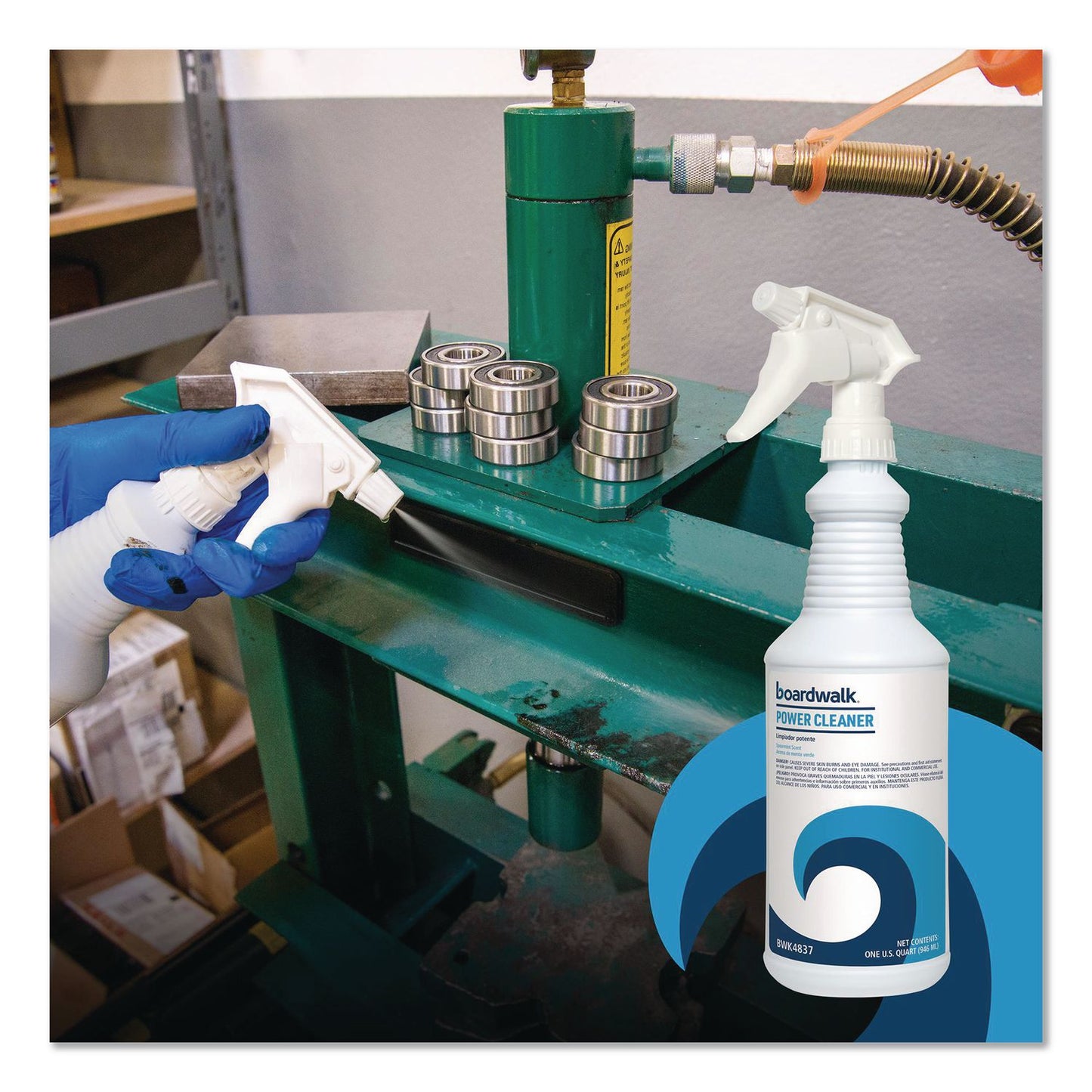 Boardwalk® Power Cleaner, 32 oz Bottle, 12/Carton (BWK4837)