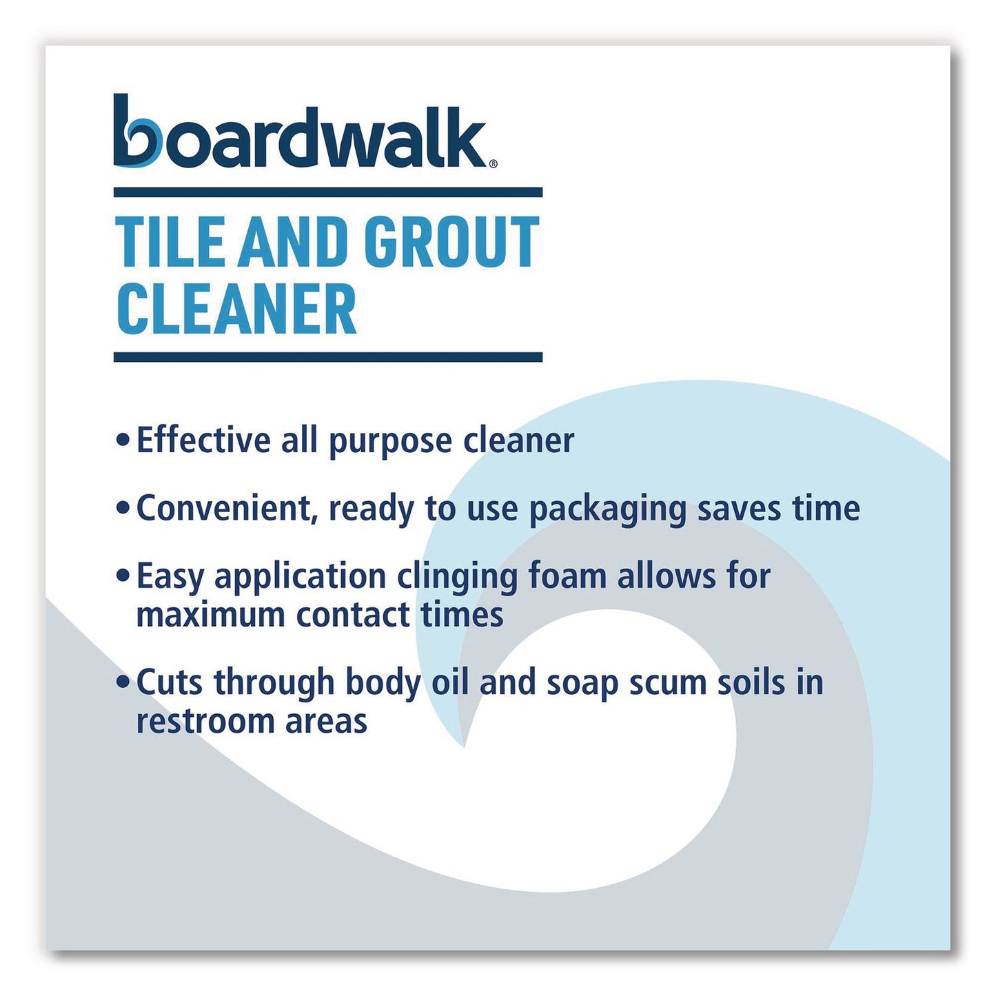 Boardwalk® Tile and Grout Cleaner, Minted Evergreen Scent, 32 oz Bottle, 12/Carton (BWK4846)