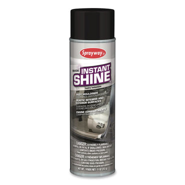 Sprayway® Instant Shine Silicone Spray, 12 oz Aerosol Can, 12/Carton (CGCSW936)