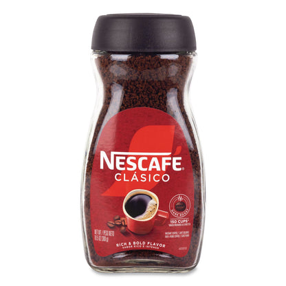 Nescafé® Clasico Dark Roast Instant Coffee, 21 oz Jar, 2/Carton (GRR22002635)