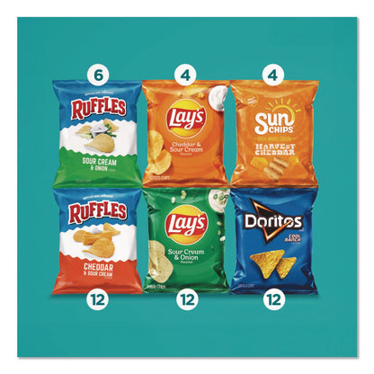 Frito-Lay Cool and Tangy Mix Variety Pack, Assorted Flavors, 1 oz Bags, 50 Bags/Carton (GRR22002669)
