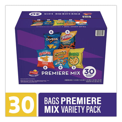 Frito-Lay Premiere Mix Variety Pack, Assorted Flavors, Assorted Sizes, 30 Bags/Carton (GRR22002670)