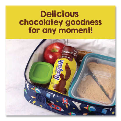 Nestlé® Nesquik Chocolate Lowfat Milk, 8 oz Bottle, 15/Carton (GRR22002681)