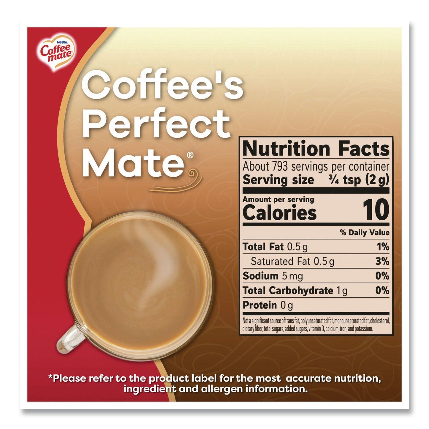 Coffee mate® Original Powdered Coffee Creamer, 56 oz Canister (GRR22002633)