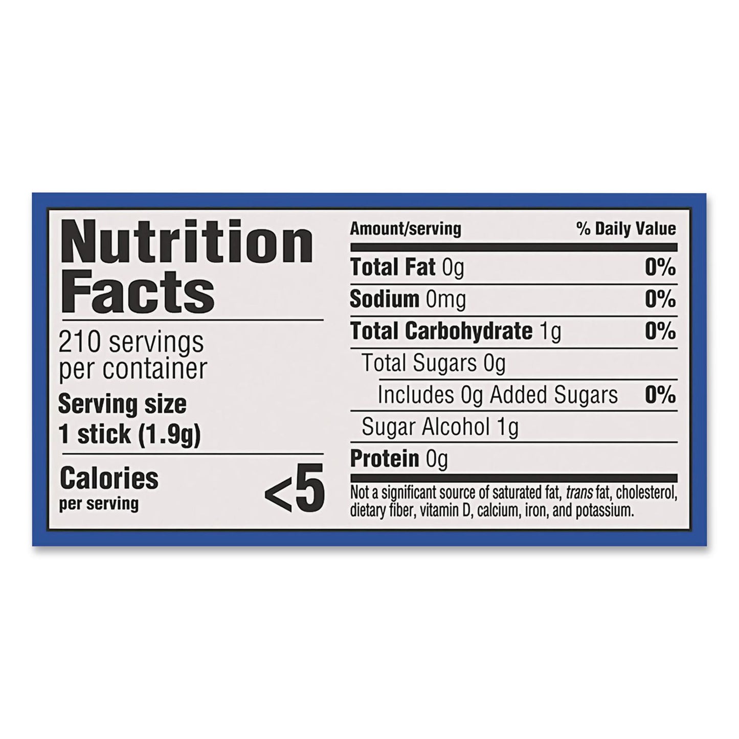Trident® Sugar-Free Gum, Original Mint, 14 Sticks/Pack, 15 Packs/Carton (GRR22002639)