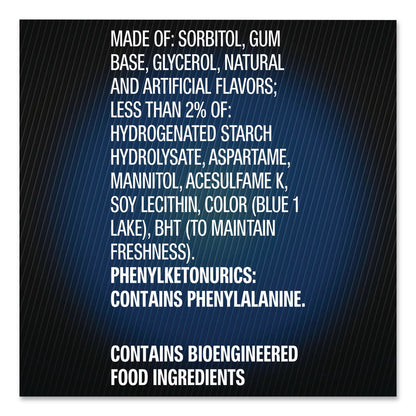 Wrigley's® 5 Gum, Peppermint Cobalt, 15 Sticks/Pack, 10 Packs/Carton (GRR22002640)