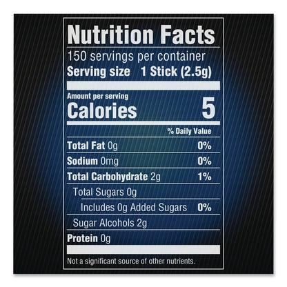 Wrigley's® 5 Gum, Peppermint Cobalt, 15 Sticks/Pack, 10 Packs/Carton (GRR22002640)