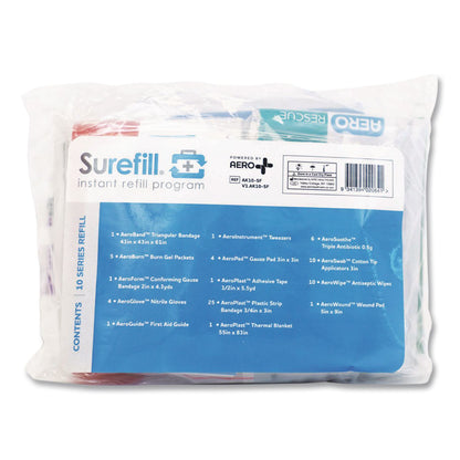 SUREFILL™ 10 Series First Aid Kit Refill, 72 Pieces (AOHAK10SF)