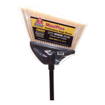 O-Cedar® Commercial MaxiPlus Professional Angle Broom, 51" Length, Black (NCP91351EA)