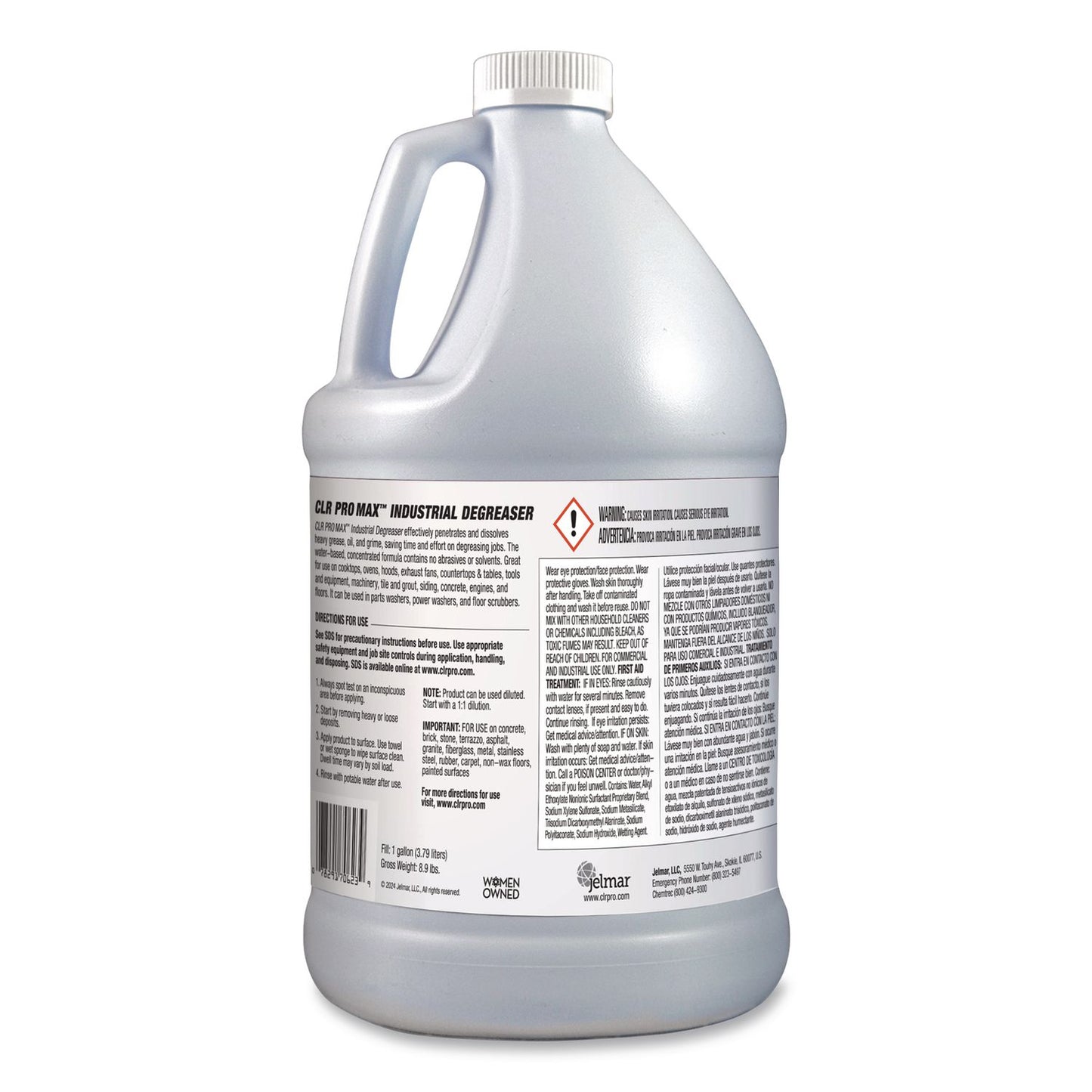 CLR PRO® MAX Industrial Degreaser, 1 gal Jug, 4/Carton (JELDGR4PROMCT)