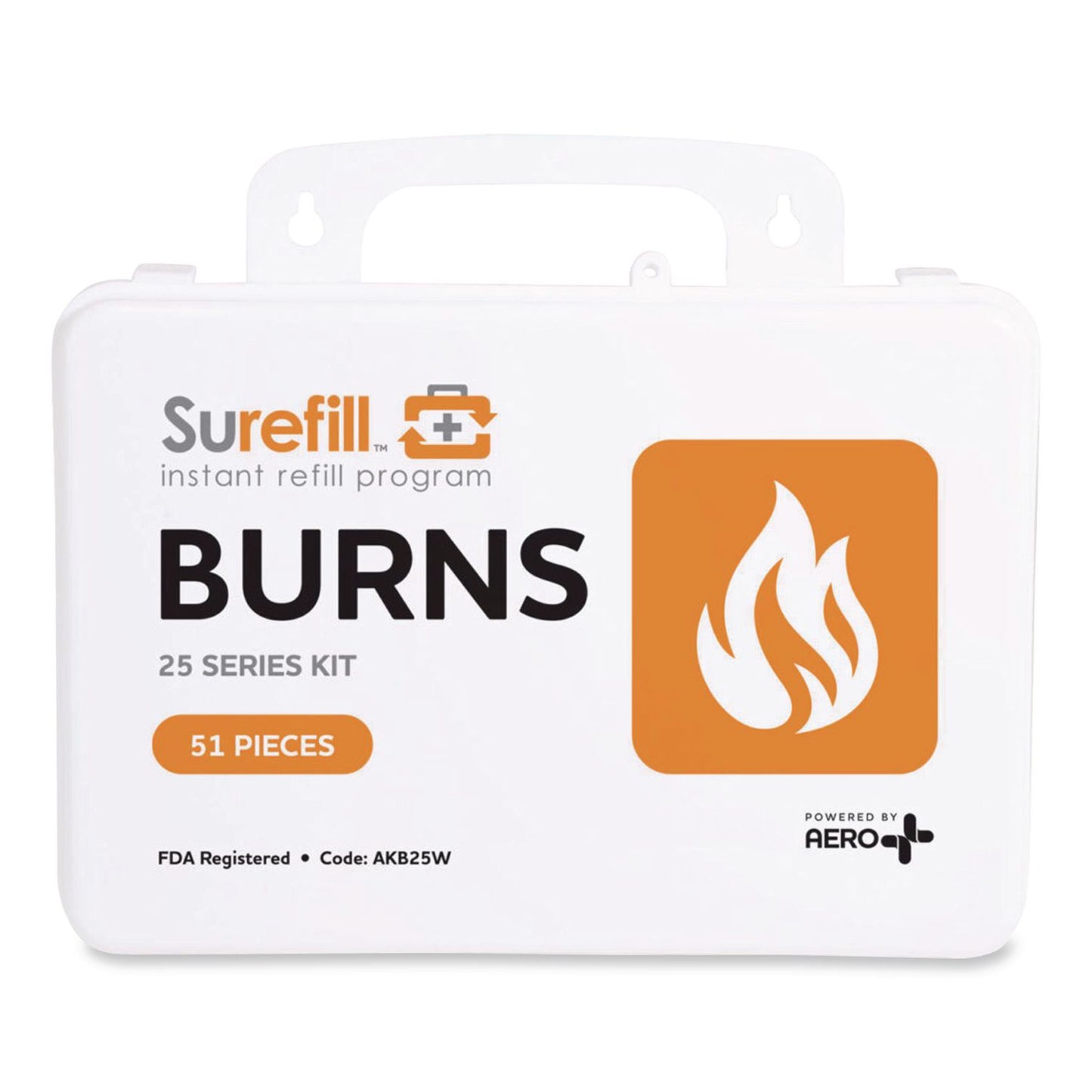 SUREFILL™ 25 Series Burn Kit, 51 Pieces, Plastic Case (AOHAKB25W)