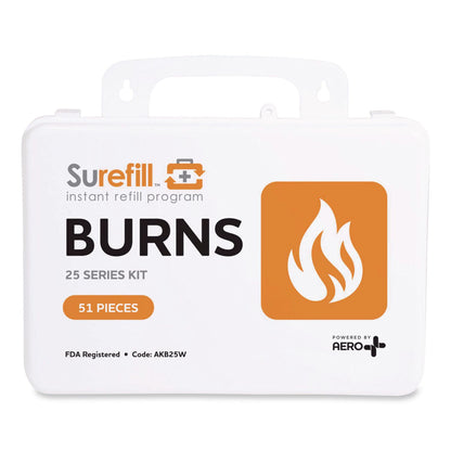 SUREFILL™ 25 Series Burn Kit, 51 Pieces, Plastic Case (AOHAKB25W)