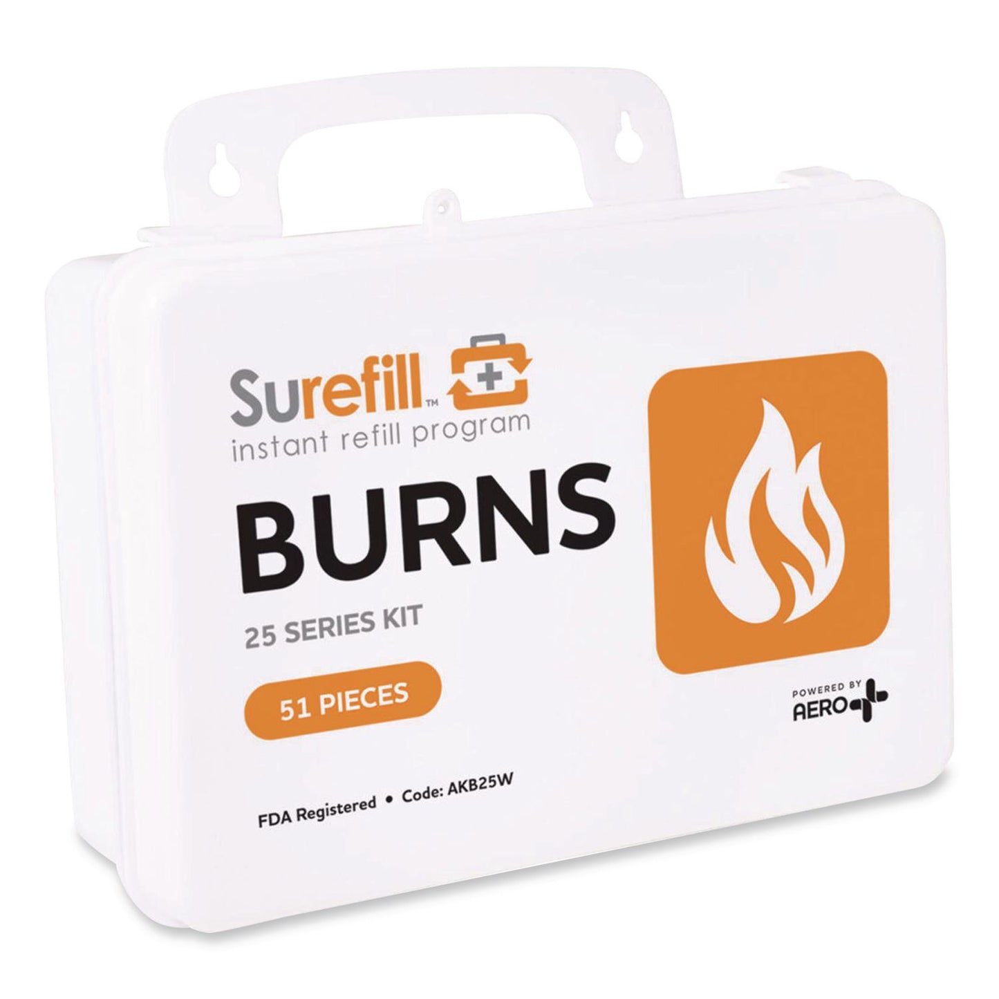 SUREFILL™ 25 Series Burn Kit, 51 Pieces, Plastic Case (AOHAKB25W)