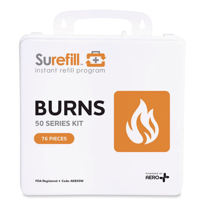 SUREFILL™ 50 Series Burn Kit, 76 Pieces, Plastic Case (AOHAKB50W)