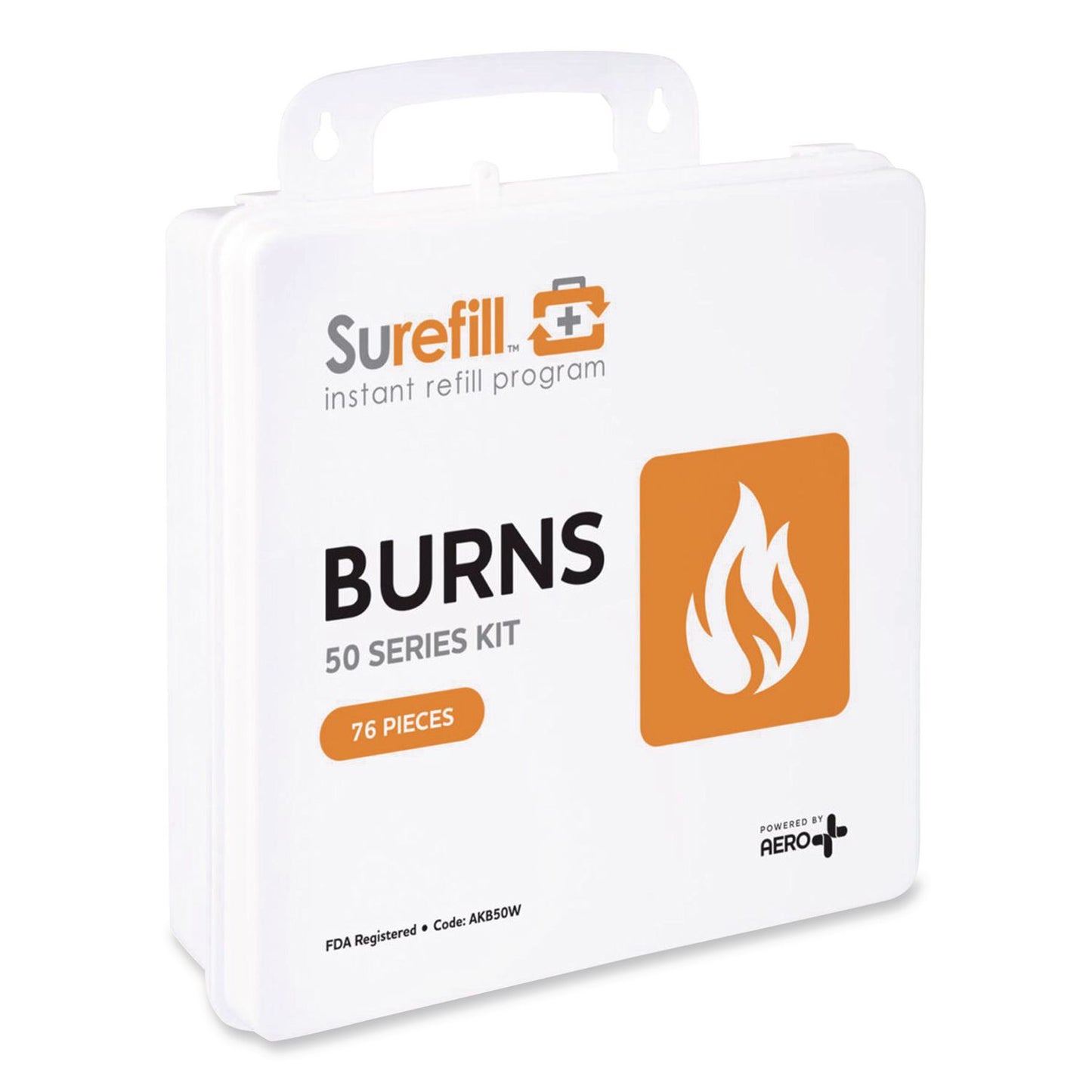SUREFILL™ 50 Series Burn Kit, 76 Pieces, Plastic Case (AOHAKB50W)