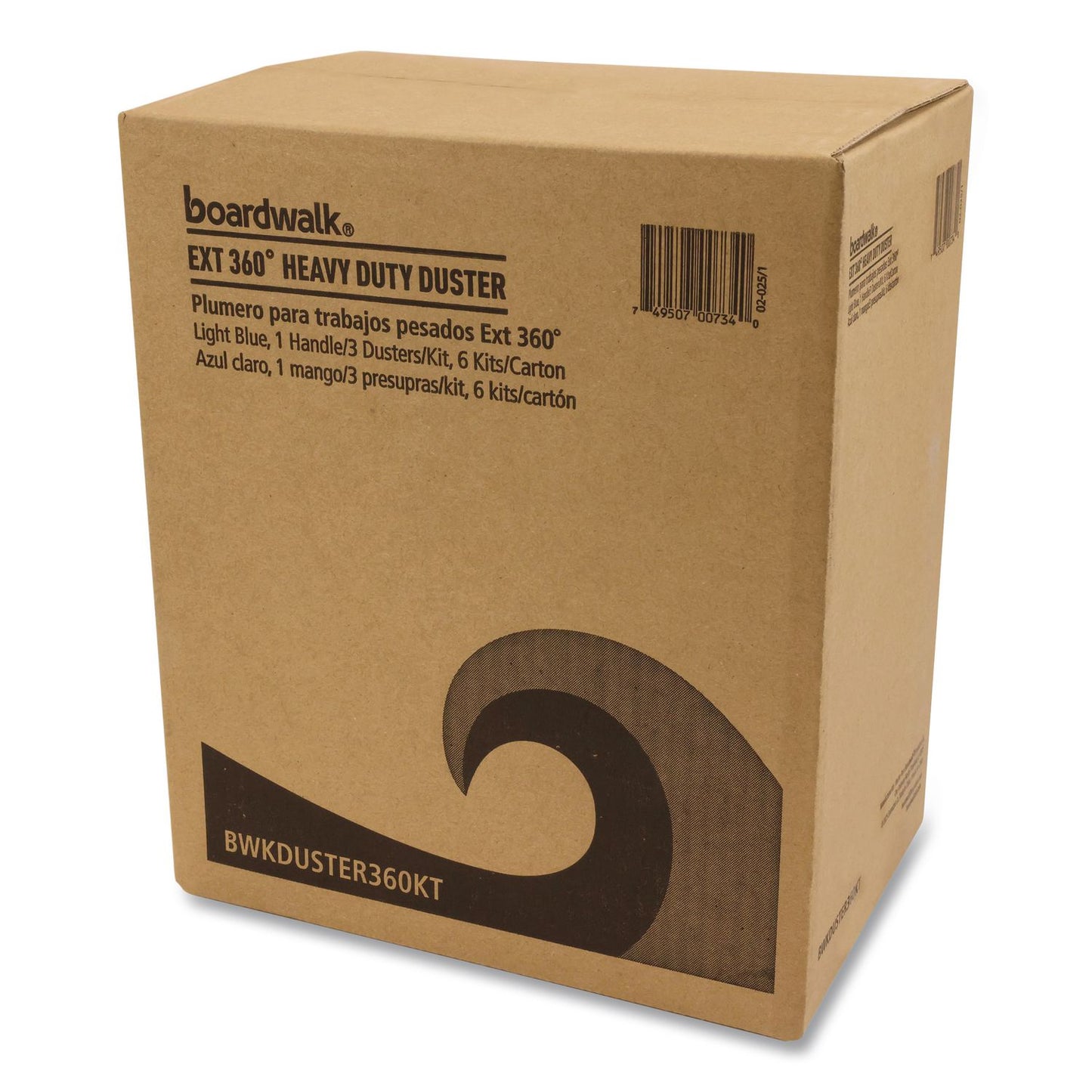 Boardwalk® Extension 360 HD Duster Kit, 18" to 36", (1) Handle and (3) Dusters/Kit, 6 Kits/Carton (BWKDUSTER360KT)
