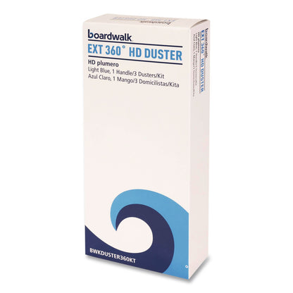 Boardwalk® Extension 360 HD Duster Kit, 18" to 36", (1) Handle and (3) Dusters/Kit, 6 Kits/Carton (BWKDUSTER360KT)
