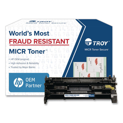 TROY® 02W1480A001 W1480X, High-Yield MICR Toner, Alternative for HP 02-W1480X-001, Black (TRS02W1480A001)