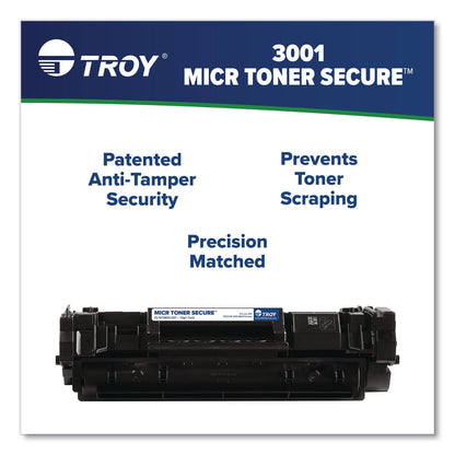 TROY® 02W1380X001 W1380X High-Yield MICR Toner Secure, Alternative for TROY/HP 02-W1380X-001, Black (TRS02W1380X001)
