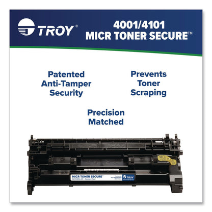 TROY® 02W1480A001 W1480X, High-Yield MICR Toner, Alternative for HP 02-W1480X-001, Black (TRS02W1480A001)
