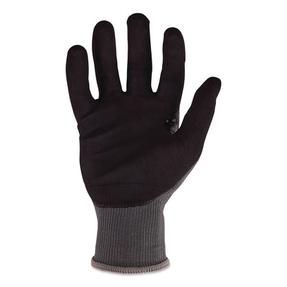 ergodyne® ProFlex 7043 ANSI A4 Nitrile Coated CR Gloves, EN388: 4X42D, 10" Long, XX-Small (5), Gray, Pair (EGO10520)