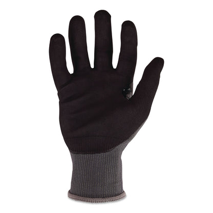 ergodyne® ProFlex 7043 ANSI A4 Nitrile Coated CR Gloves, EN388: 4X42D, 10" Long, X-Small (6), Gray, Pair (EGO10521)