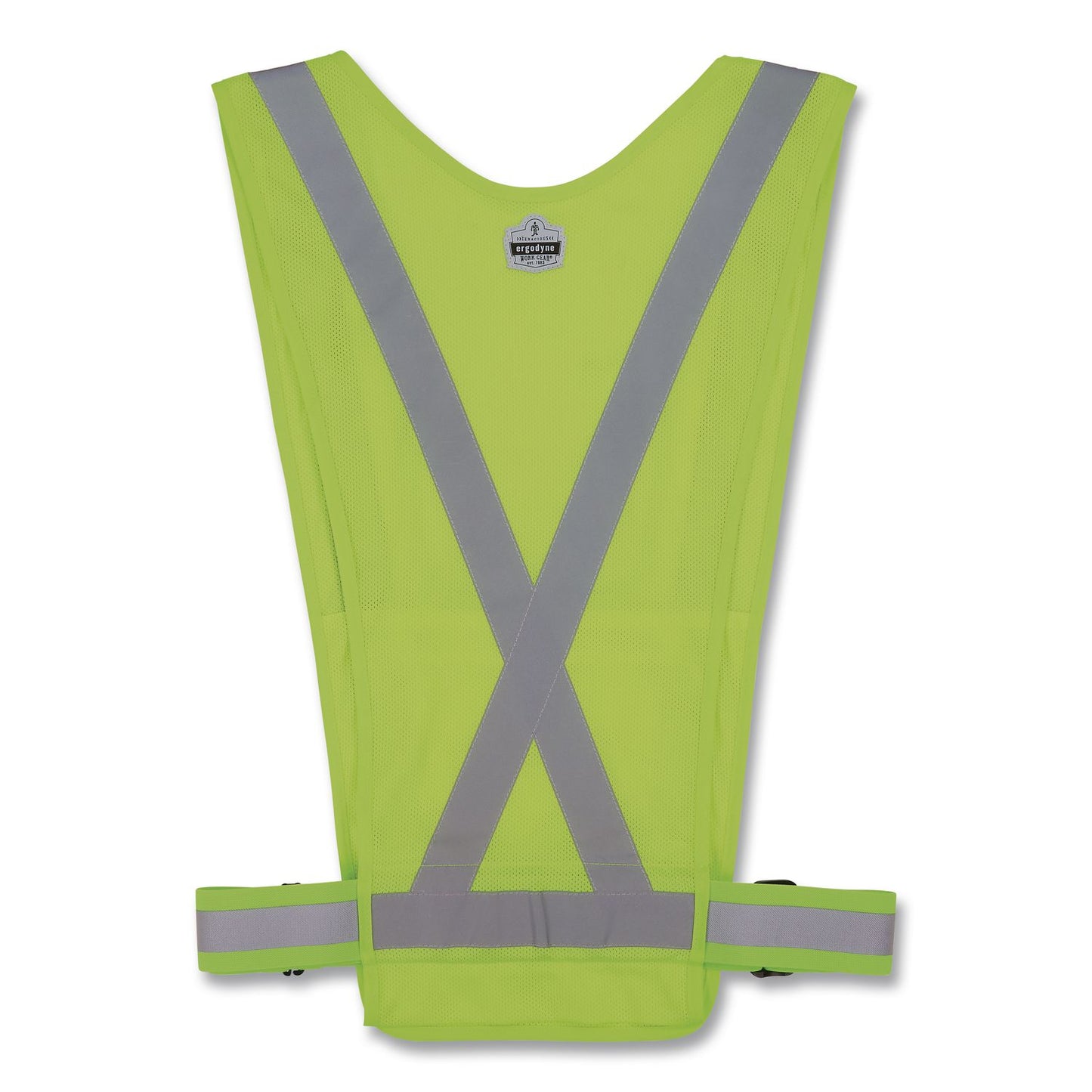 ergodyne® GloWear 8045X Hi-Vis Safety Vest, Polyester, One Size, Lime (EGO20090)