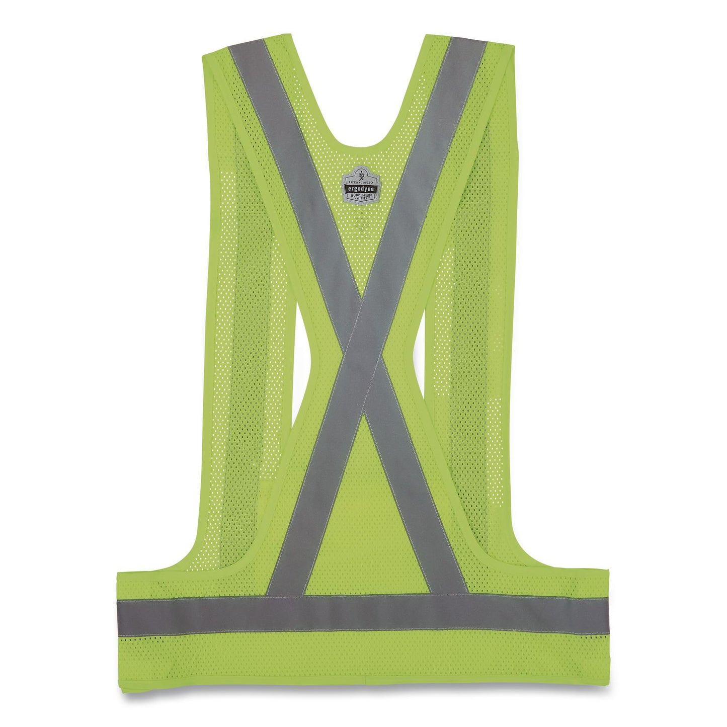 ergodyne® GloWear 8142BA Breakaway Type O Class 1 Hi-Vis Safety Vest, Polyester, Small/Medium, Lime (EGO27020)