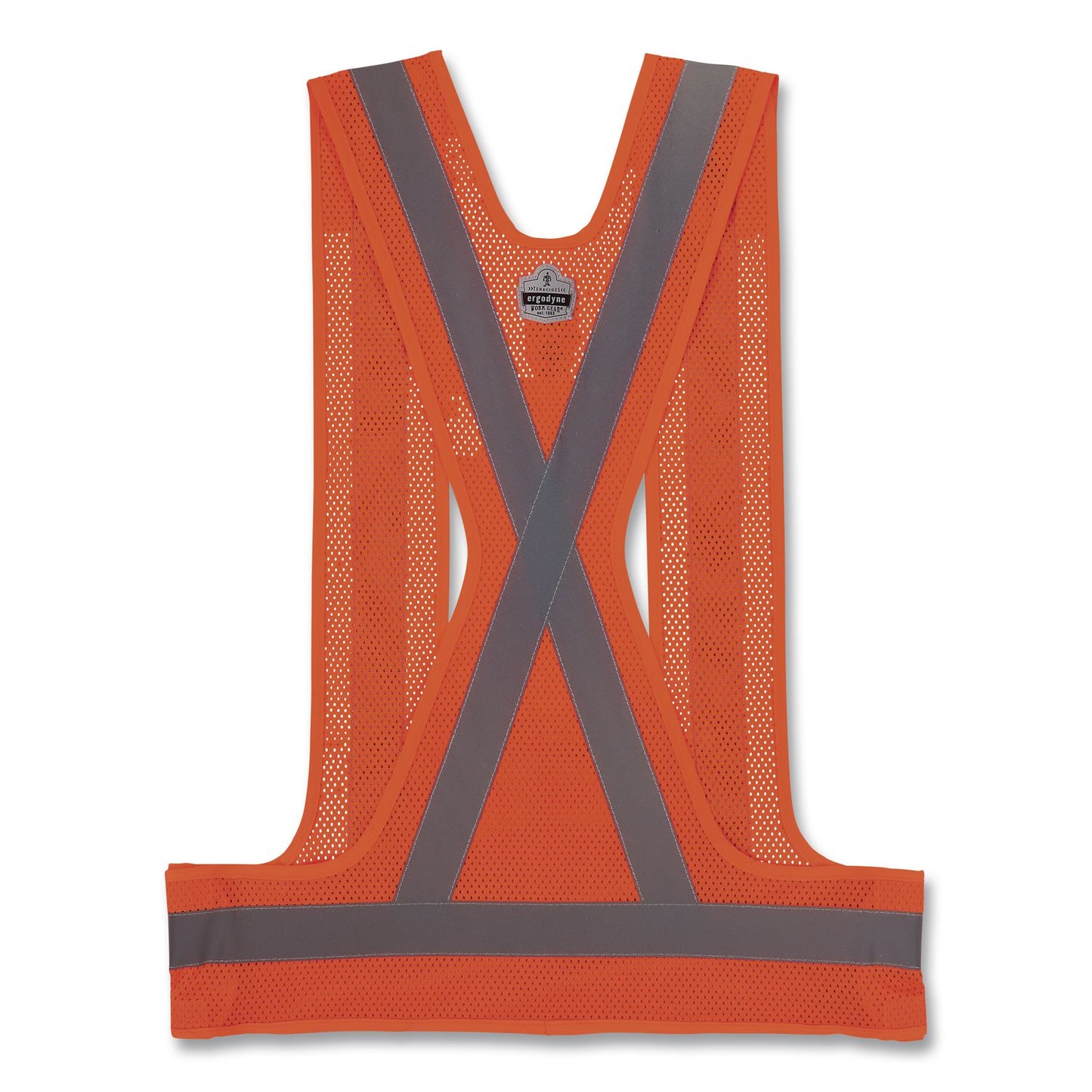 ergodyne® GloWear 8142BA Type O Class 1 Breakaway Hi-Vis Safety Vest, Polyester, Large/X-Large, Orange (EGO27023)