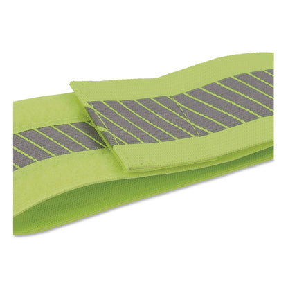 ergodyne® GloWear 8100 Hi-Vis Arm/Leg Band with Hook and Loop, Large/X-Large, Lime, 2/Pack (EGO29018)