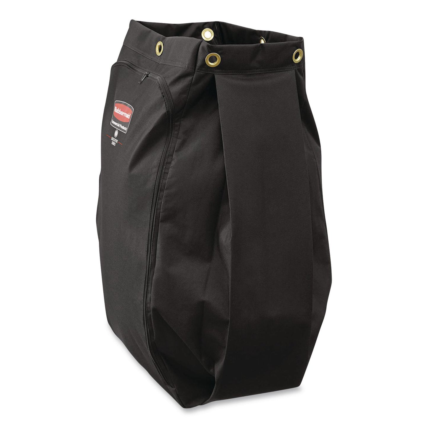 Rubbermaid® Commercial Fabric Cleaning Cart Bag for Rubbermaid Commercial Housekeeping and Janitorial Carts, 30 gal, 10.5 x 16.8 x 33, Black, 4/CT (RCP2202530)