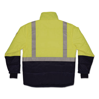 ergodyne® N-Ferno 6478 Class 2 Hi-Vis Freezer Jacket, X-Small, Lime (EGO41271)