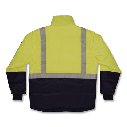 ergodyne® N-Ferno 6478 Class 2 Hi-Vis Freezer Jacket, Medium, Lime (EGO41273)